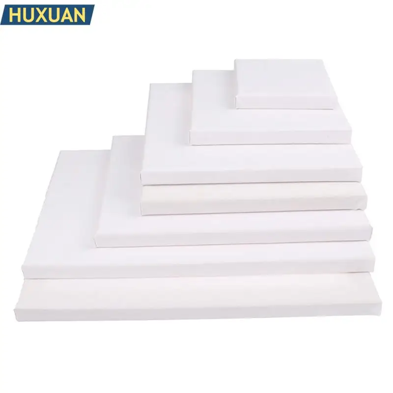 White Blank Square Artist Canvas custom painting canvas painting canvas painting canvas board For Oil Painting On Canvas Acrylic Watercolor Oil Paint With Wood Frame As Primer