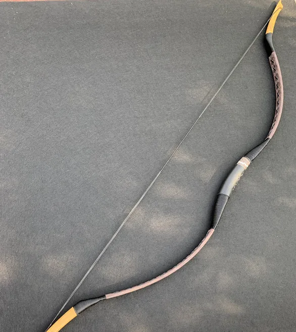 Archery Bow 20-60lbs Traditional Recurve Bow Practice Archery Hunting Handmade Wooden Longbow made by hands