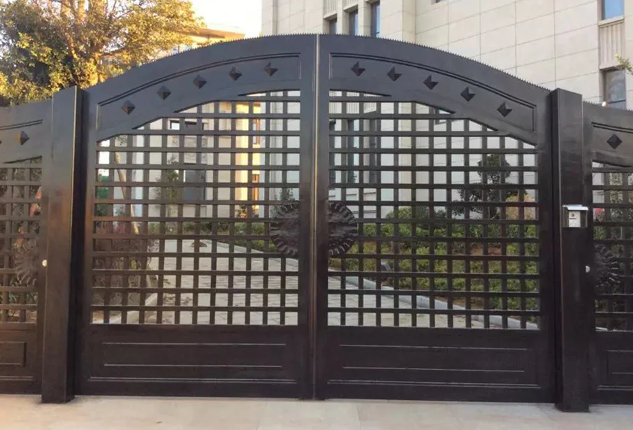Reasonable Price  Wrought Iron Gate Accessories Iron Main Gate Designs Wrought Iron Gate 5