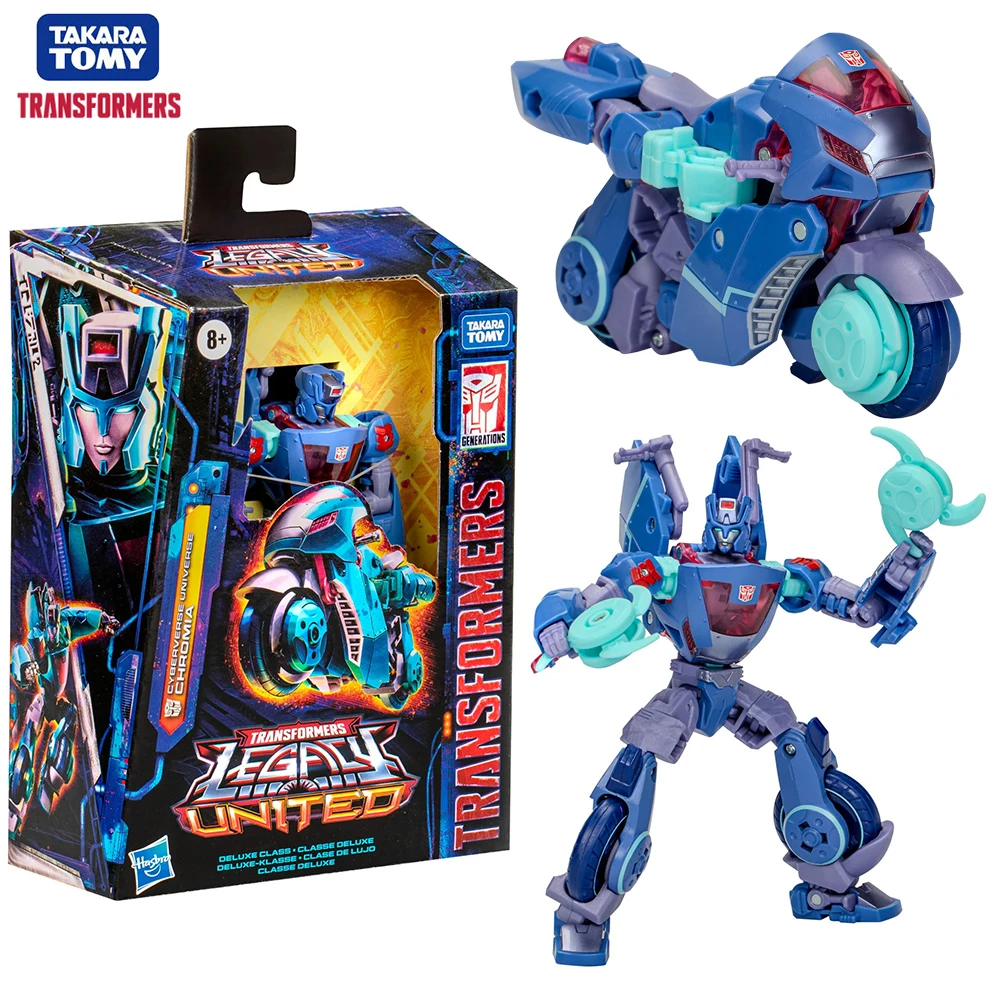 

[В наличии] Трансформеры Legacy United Chromia 14 см Deluxe Class Cyberverse Universe аниме экшн-фигурка коллекционные модели игрушки