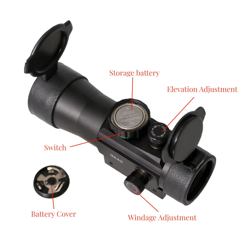 Red Dot Sight 3x44 2x40 hunting lunettes 3x42 telescopic sight 11/20mm track installation for rifle Outdoor hunting red dot sight