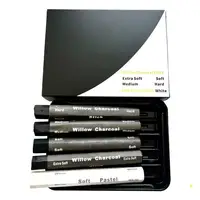 Charcoal Drawing Set Charcoal Sticks Artist Charcoal Pencils Water Soluble Charcoal Strips for Drawing Sketching Shading F19E 1
