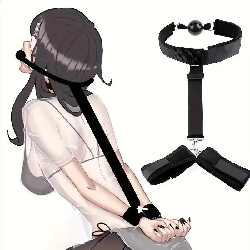 Sex Toys For Couples Erotic Sex Swing Soft Furniture BDSM Fetish SM Back Bondage Handcuffs Kit Mouth Plug Adult Games