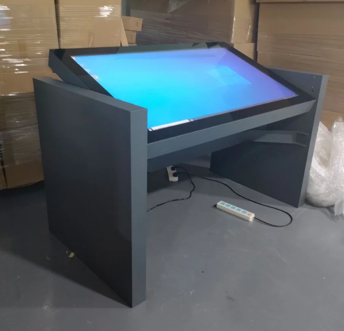 

Custom 43 49 55 65 70 inch lCD interactive multi touchscreen WIFI table, touch screen all in one PC