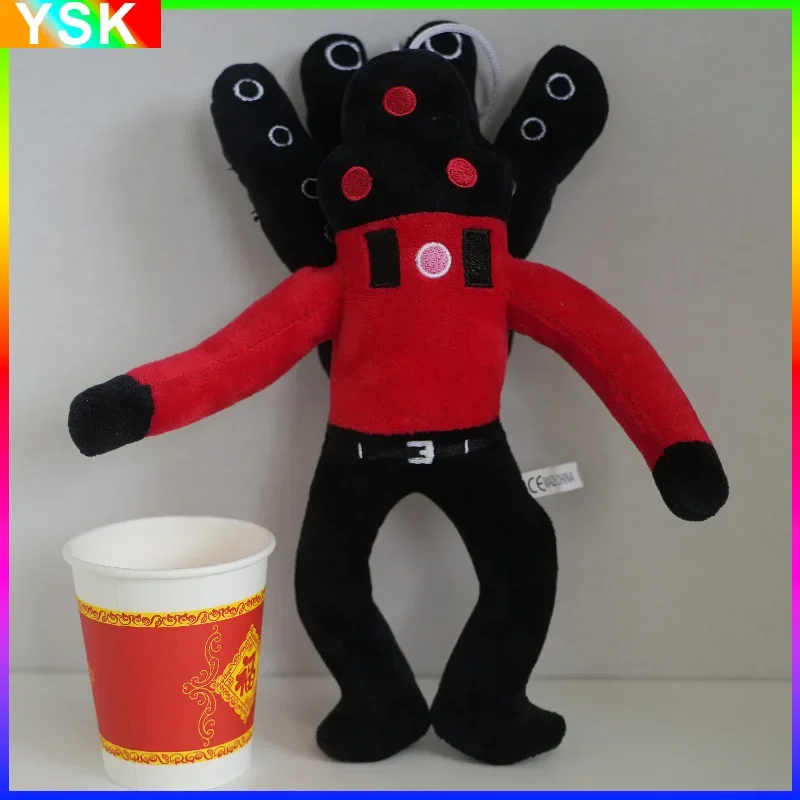 

Skibidi игрушка в туалет, периферийный титан, звук, Мужская наволочка с коротким рукавом, плюшевая кукла, строительные блоки, лучший подарок для мальчиков и детей