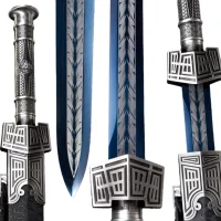 ⁦سيف كاتانا الساموراي الياباني الأزرق الملكي | Royal Blue Japanese Samurai Katana⁩ - الصورة ⁦2⁩