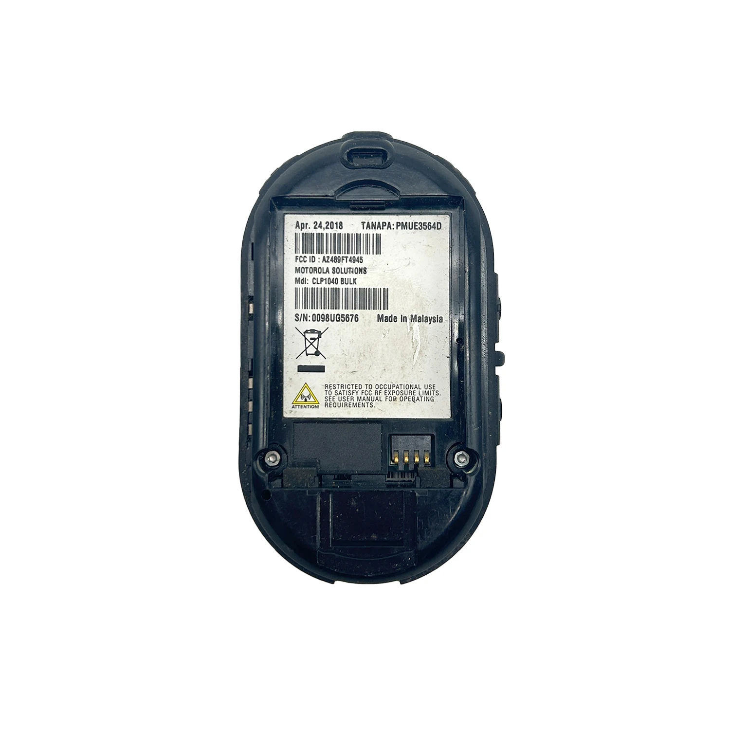 Used CLP1040 4 Channel UHF Two-Way Radio Without Battery