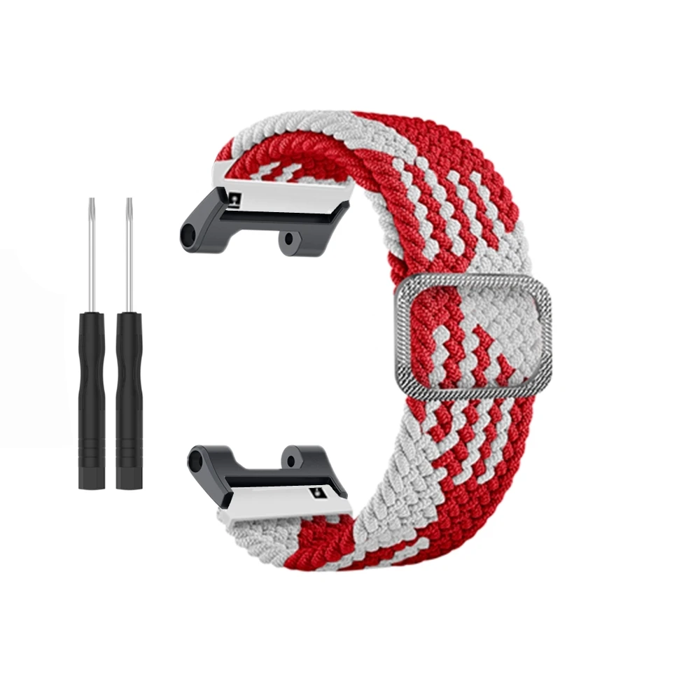 Breathable Nylon Adjustable Wristband - Soft Elastic Bracelet for Smart Watch Accessories