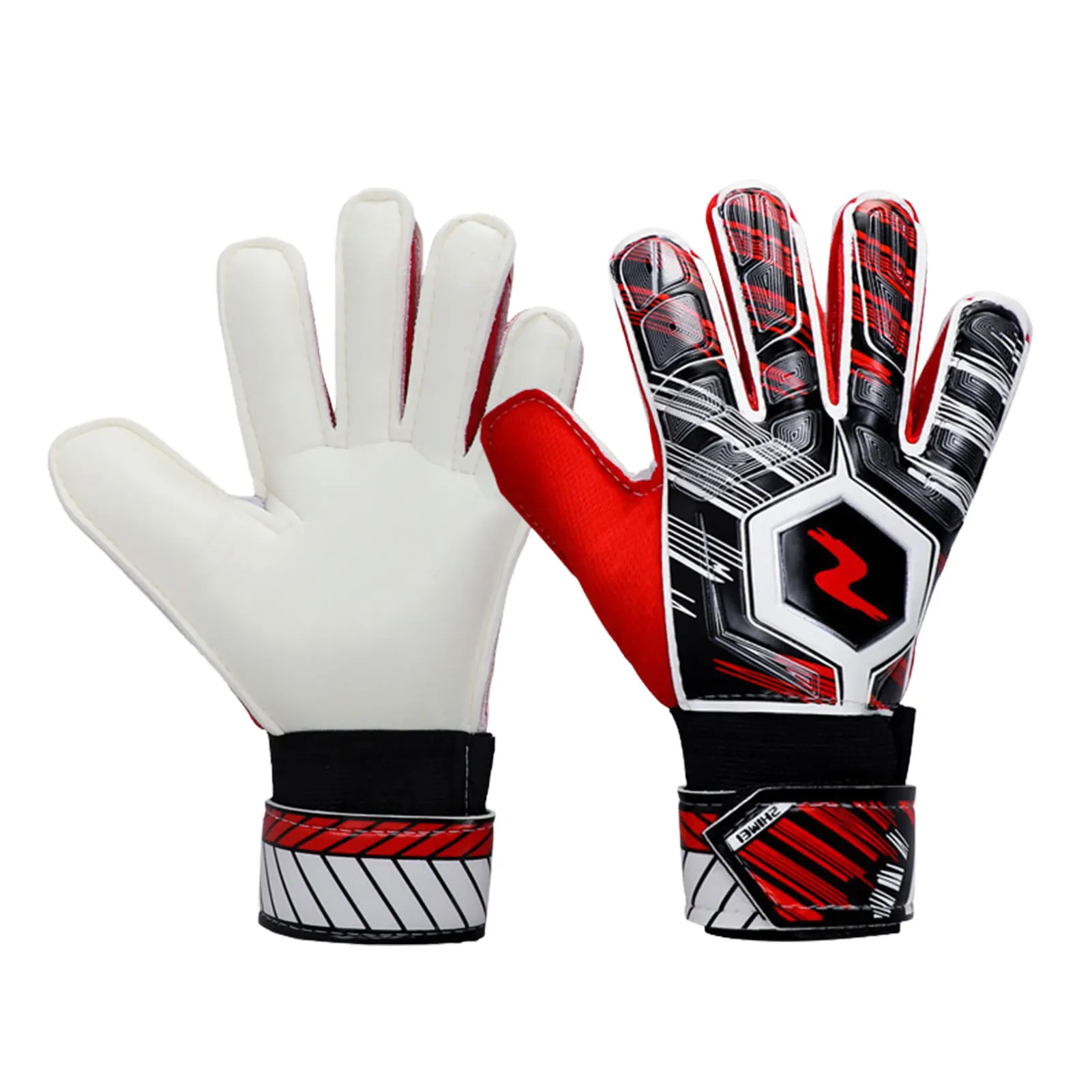 Empírico Permanente Arqueológico Guantes profesionales de portero rojo, protección de dedos para niños,  guantes de látex para entrenamiento, talla 5-10 - AliExpress