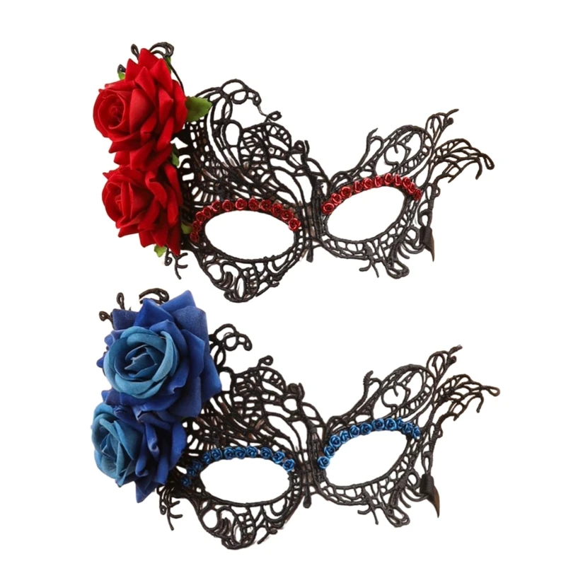 

Costume Mask Flower Masquerade Mask Halloween Mardi Gras-Cosplay Party Masque