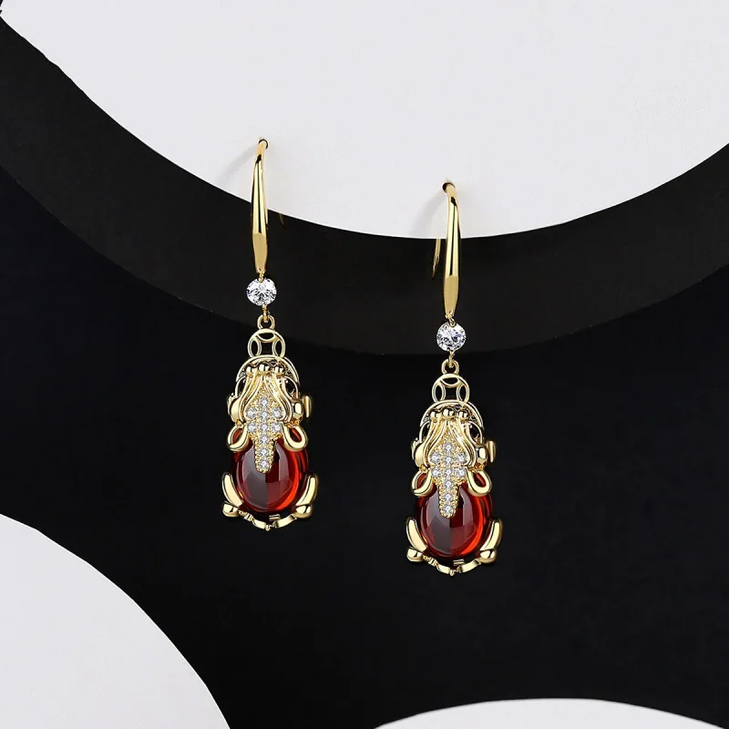 Fashion Pixiu Retro Earrings for Female pixiu earrings
