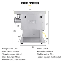 Electric Meat Slicer Mutton Roll Grinder Food Mincer Knife Beef Lamb Cutting Machine Slicing Vegetable Bread Cutter 2