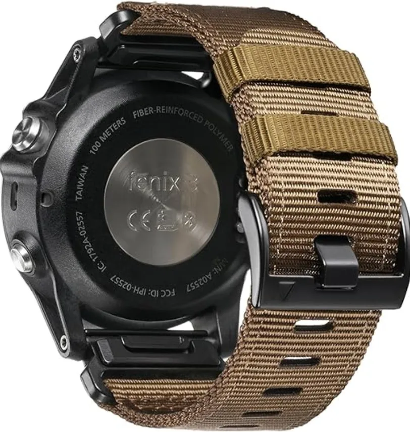 Durable Nylon Military Strap, 26mm, Wear-Resistant
