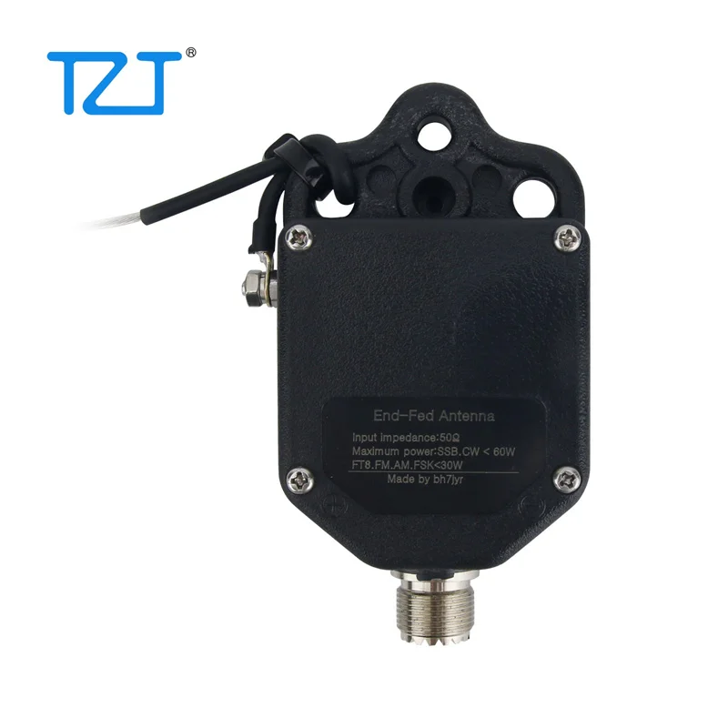 TZT JYR4010-400W/JYR4010-60W 고출력 엔드 Fed 4 밴드 단파 안테나, 1:64 발룬, 10, 15, 20, 40 계량기
