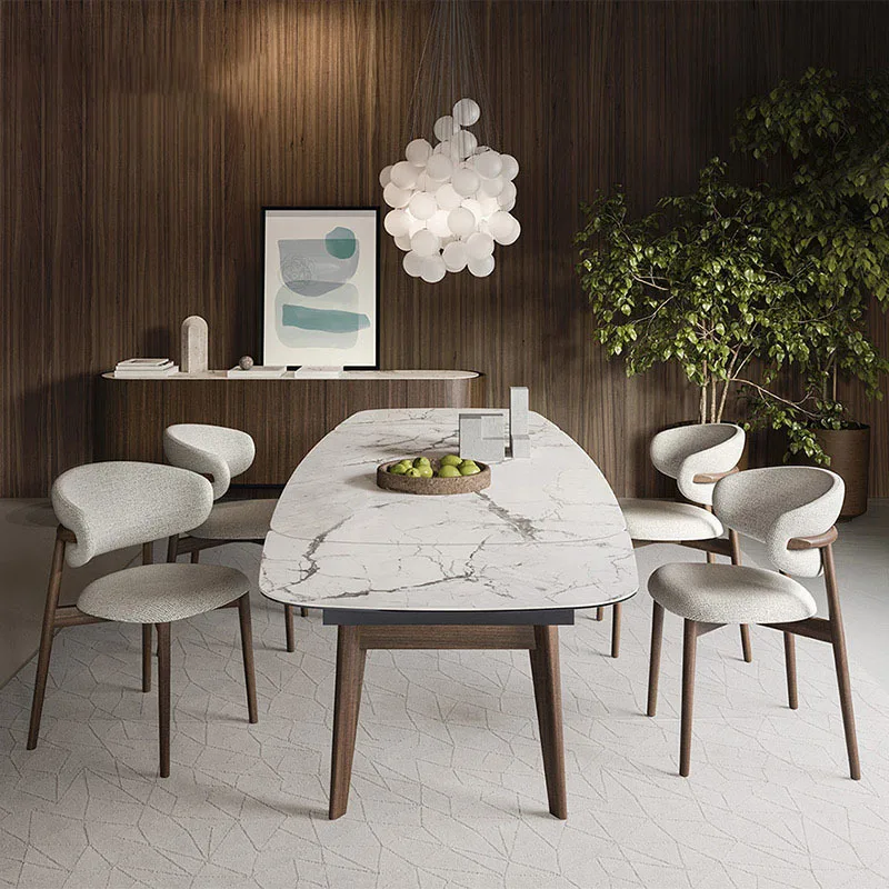 Nordic Armchair Light Luxury Modern Log Coffee Shop Solid Wood Chair