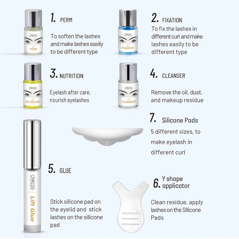 Brow and Lash Lift and Tint Kit Professional Brow Lamination Eyelash Lifting Perming Lashes Dye Eyes Makeup