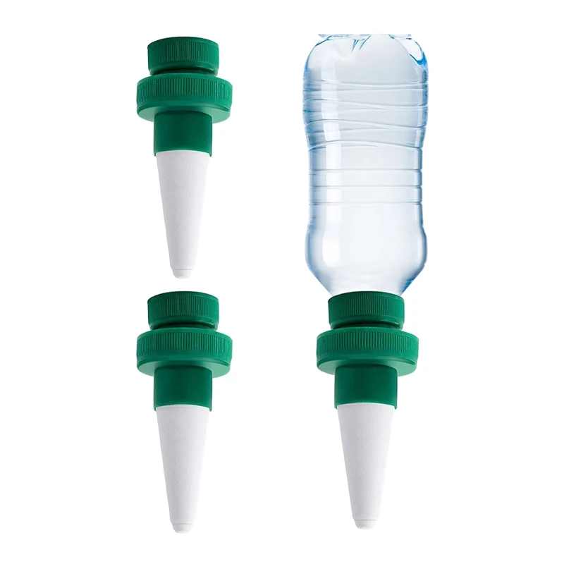 Self-Watering Dripper Head Automatic Drip Irrigation Watering Spike Bottle Nozzle Indoor Travel Potted Plant Waterers Can Device