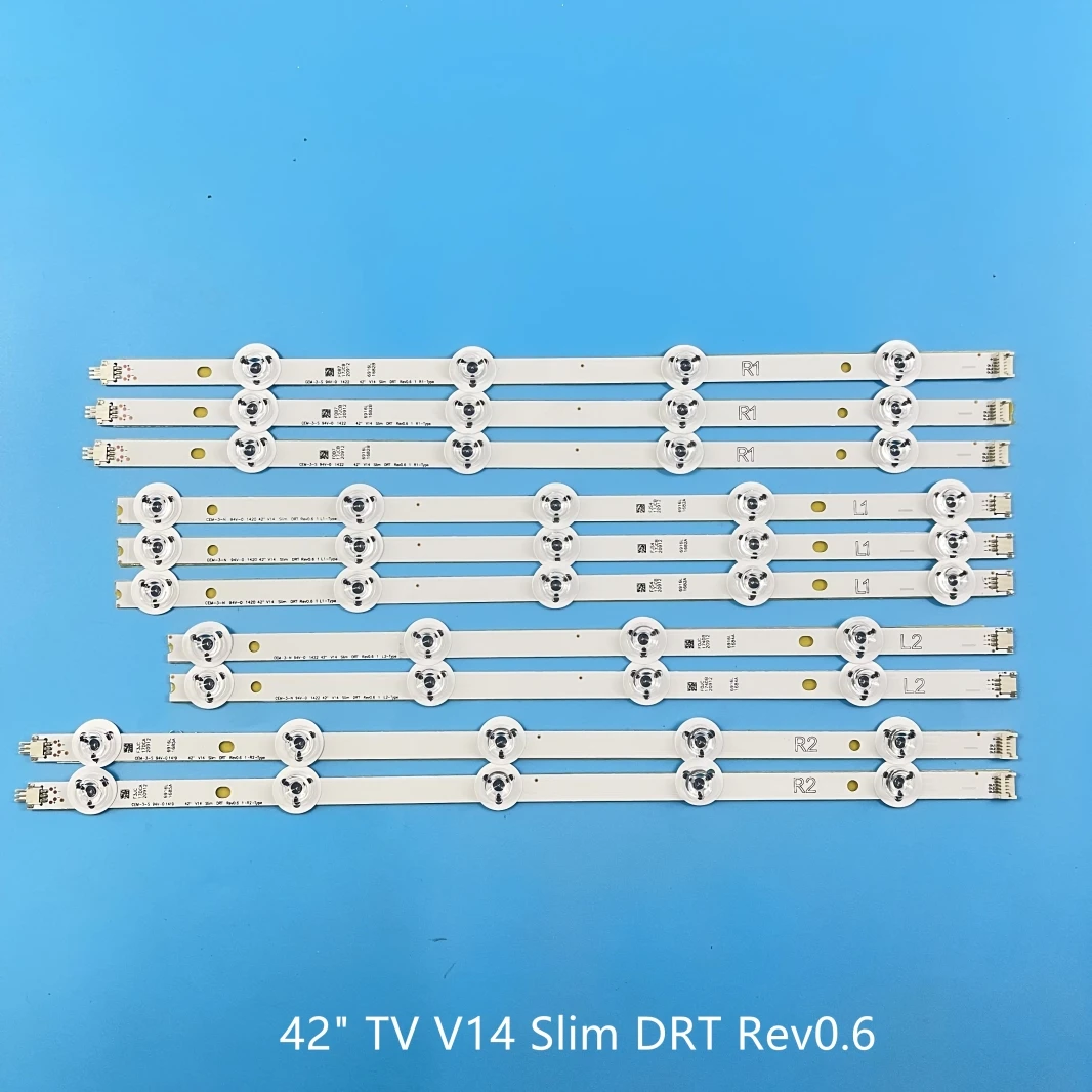 

LED Backlight strip For L G 42" TV V14 Slim DRT Rev0.6 6916L 1682A 1684A 1683B 1685B LC420DUH PG F1 42LY970H 42LB700V 42LB671V