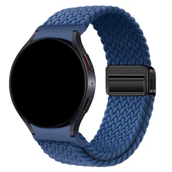 Sleek Magnetic Braided Loop Band, 20mm, One - Click Installation - 20mm (Sea blue)