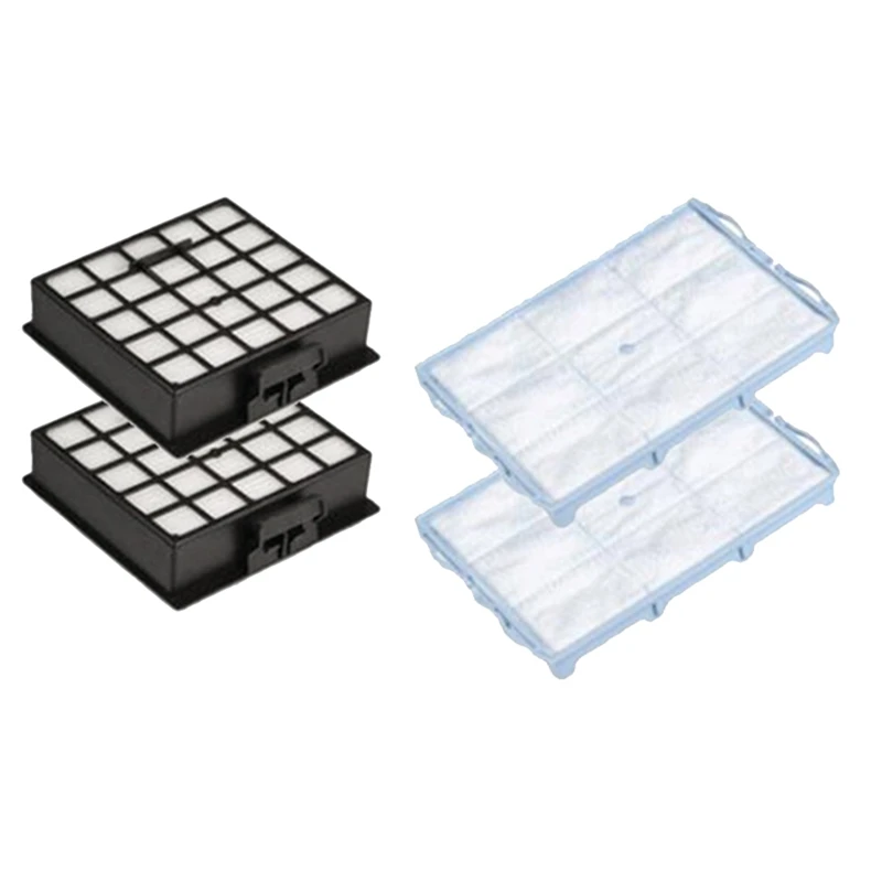 

Vacuum Cleaner Accessories (2Pcs Motor Filter + 2Pcs HEPA Filter) For BSGL VSZ BSD BSA Series BSG61831/01 BSGL2MOV21/09