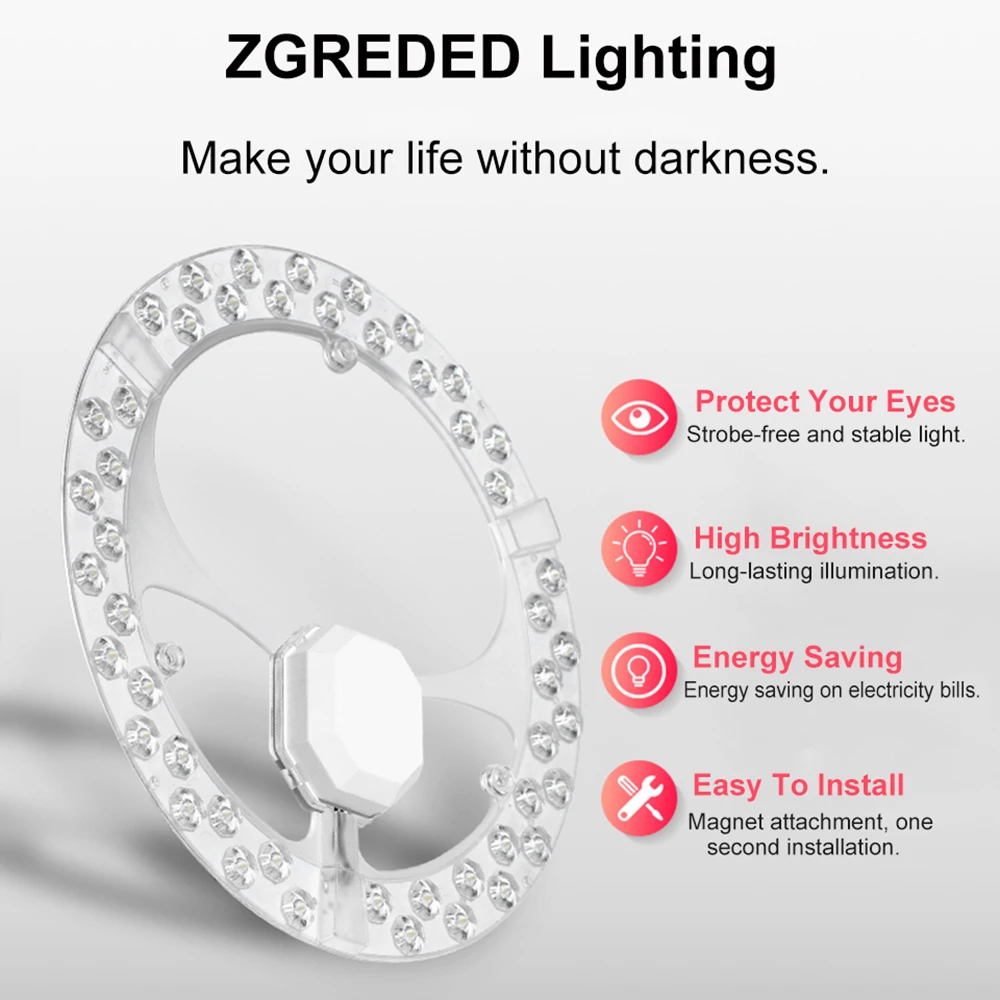 led light,led ceiling light,led panel,ceiling light module Led panel light ceiling light Led panel dimmable 24w36w48w96W120W220v round module