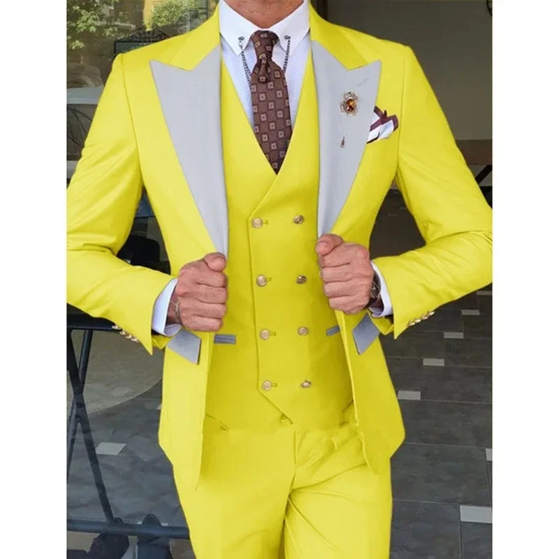 

New Arrival 2023 Men's Formal Suit with Plus Size Options for Wedding Parties Trajes Elegante Para Hombres Trajes De Hombre