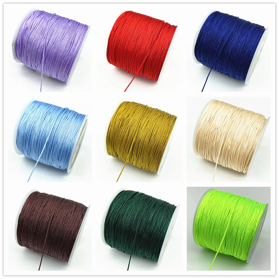 Colored Nylon Thread 90 M Long 0.8mm For Jewelry Making DIY