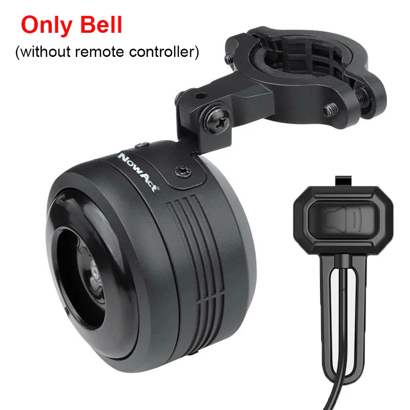 NowAct 125db USB Charge Bicycle Electric Bell Cycle Motorcycle Scooter Trumpet Horn Very Big Sound