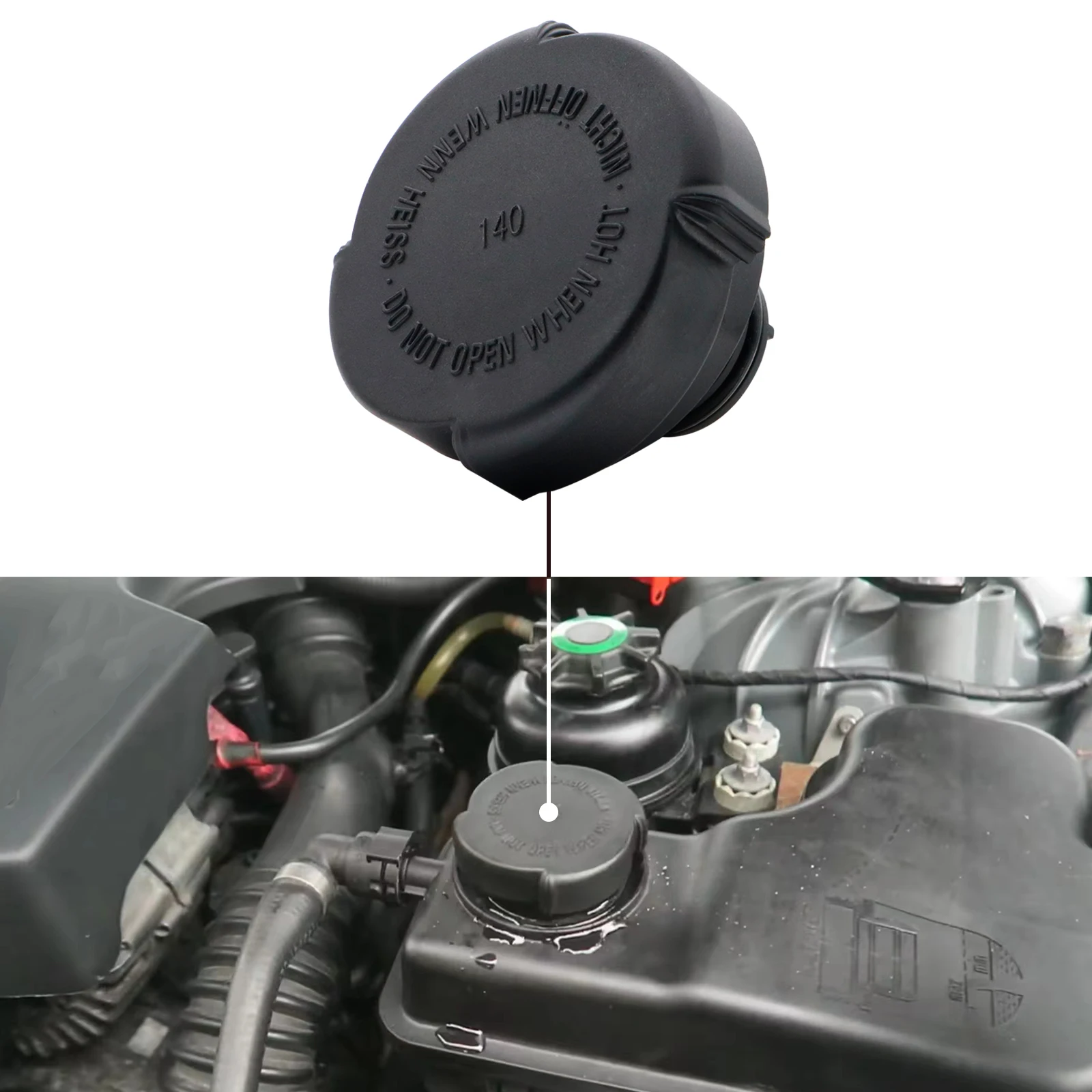 Radiator Pressure Cap Expansion Water Tank 1.4 Bar For BMW 3 5 6 7 Series E36 E46 E30 E34 E39 Coupe Touring Compact Land Rover radiator coolant tank cap car radiator cap car radiator water tank cover