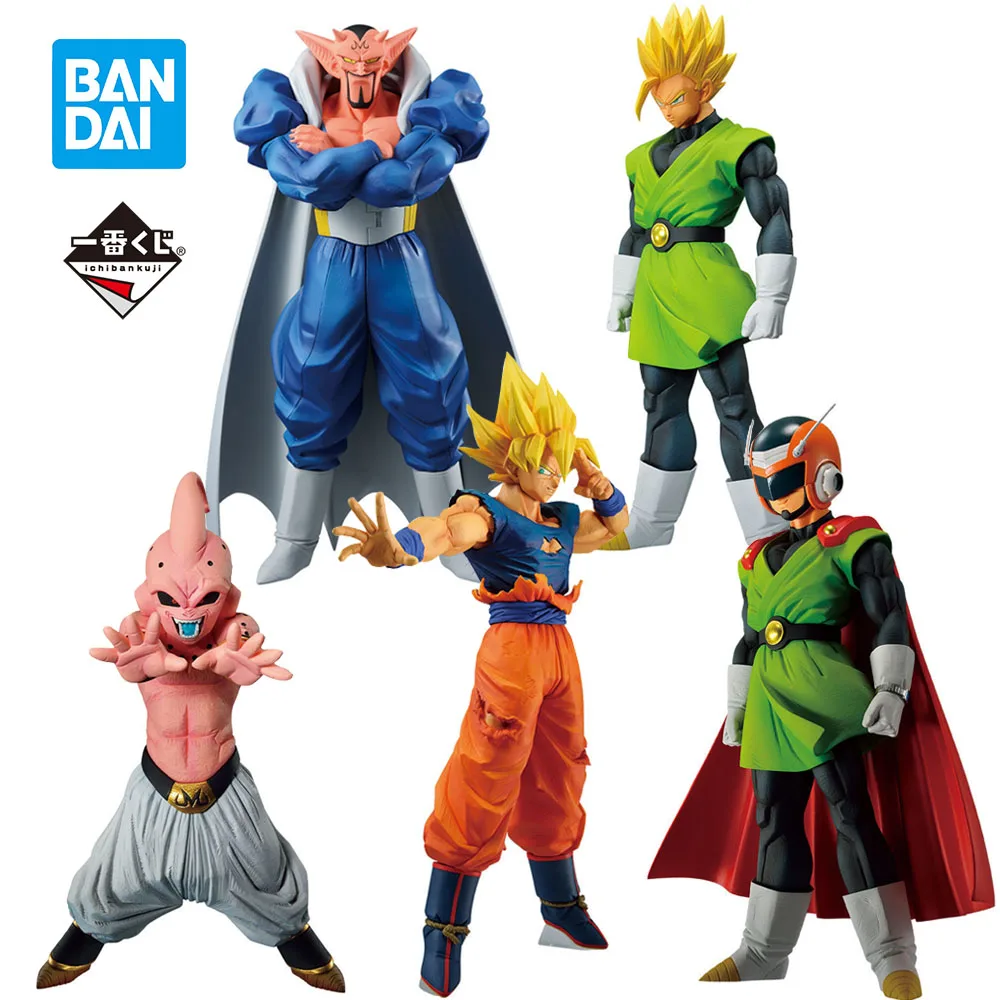 

Оригинальный Banpresto Ichiban Kuji Dragon Ball Z Gekitotsu! Uchu O Kaketa Tatakai Gohan Son Goku SSJ Dabura аниме куклы модели игрушки