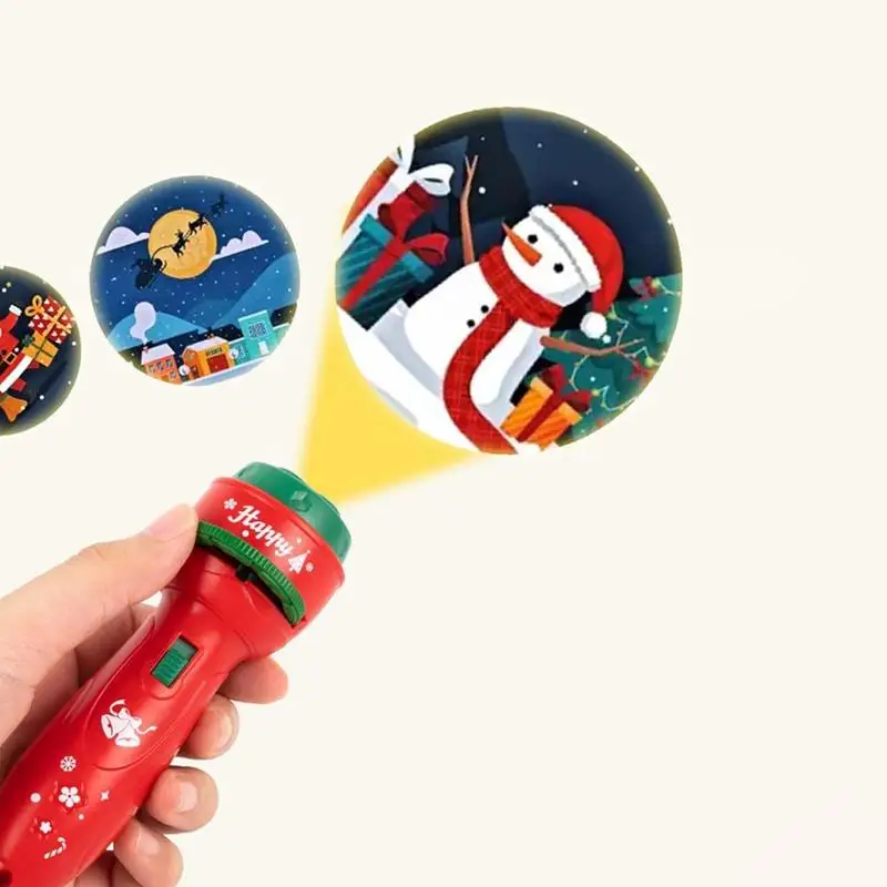 Christmas Projector Flashlight for Kids Fun