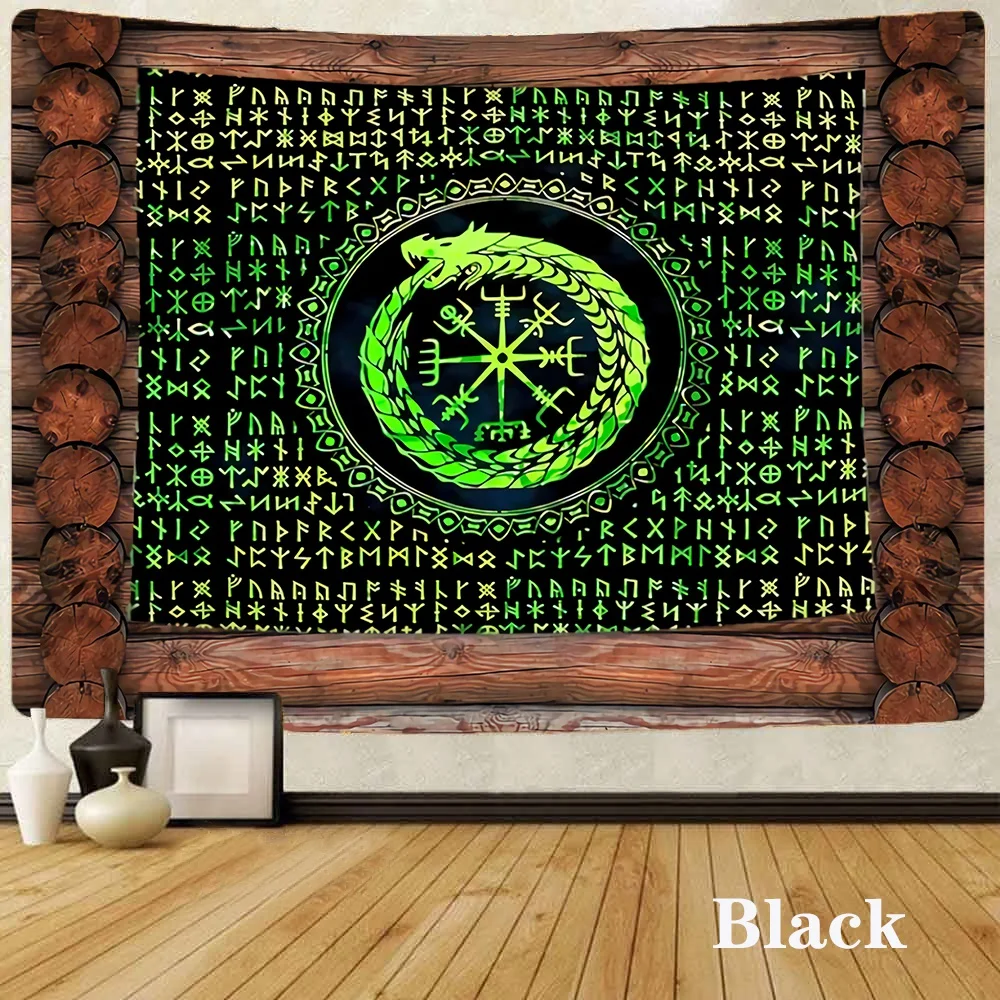 

New Arrival of 3D Digital Printing Virgin Tattoo Art Tapestry Keltic Crow on Tree Tapestry