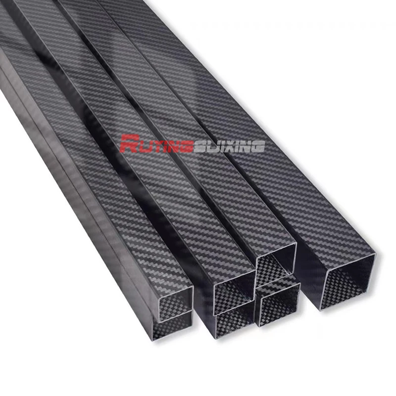 

3k Carbon Fiber Square Tube 30/32/35/36/40/50mm Used for UAV Rack, Model DIY, Industrial Robot