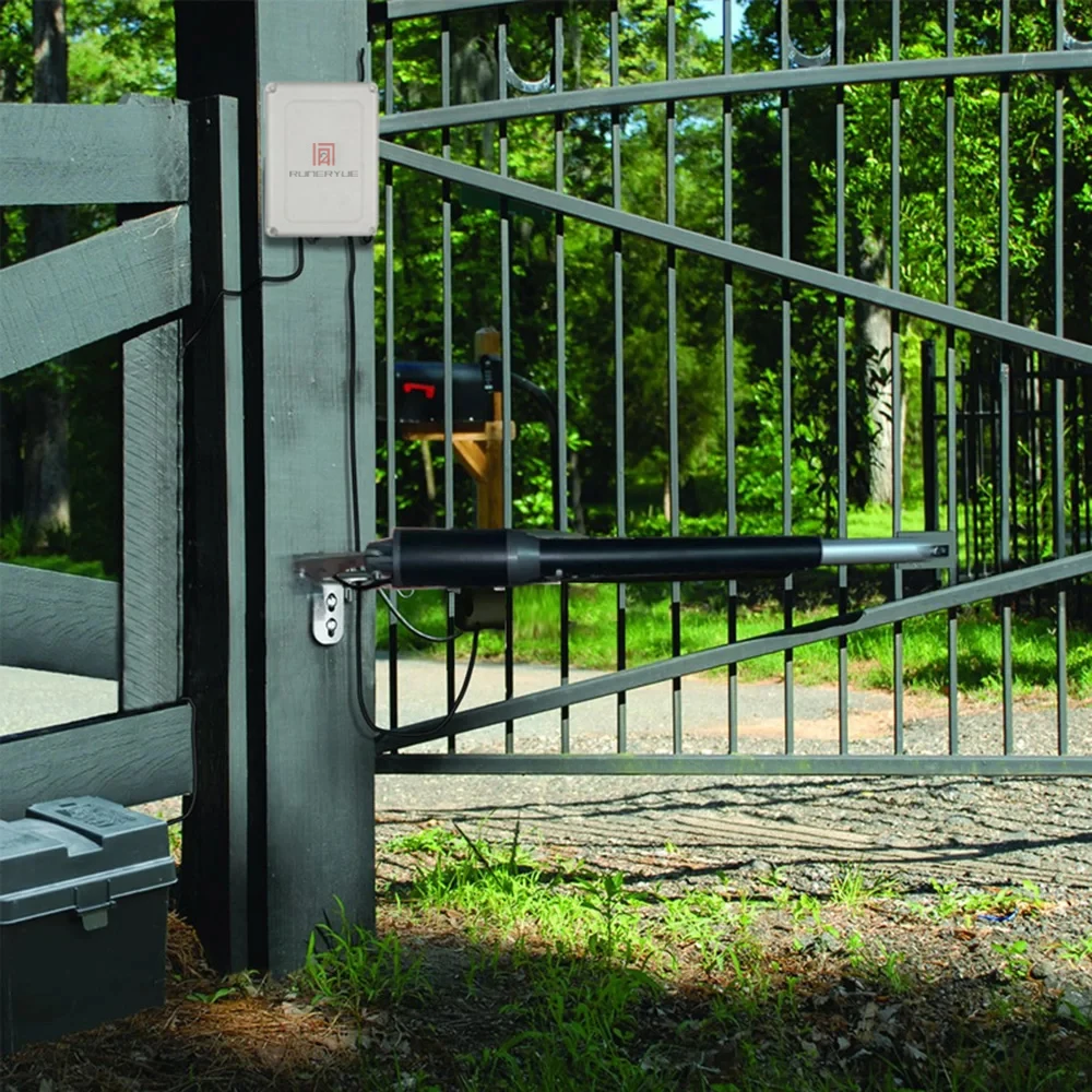 200KGS Automatic Dual Arms Electric Swing Door Gate Opener Operator Motor Actuator Closer Swing Gate Opener for Access Control 6 200KGS Automatic Dual Arms Electric Swing Door Gate Opener Operator Motor Actuator Closer Swing Gate Opener for Access Control 6