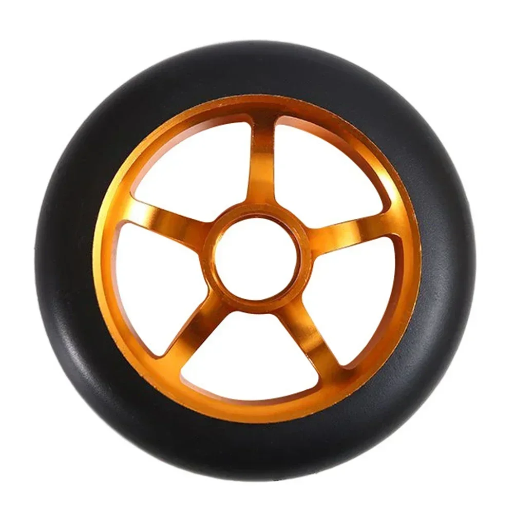 Pro Scooter Wheels 100mm Aluminum Alloy Wheel Hub High Elasticity Bearings Skates Wheels Kick Scooter