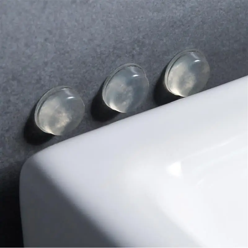 Silicone Furniture Pads Rubber Anti Slip Bumpers Feet Pads Damper Buffer Cabinet Drawer Door 36-200Pcs