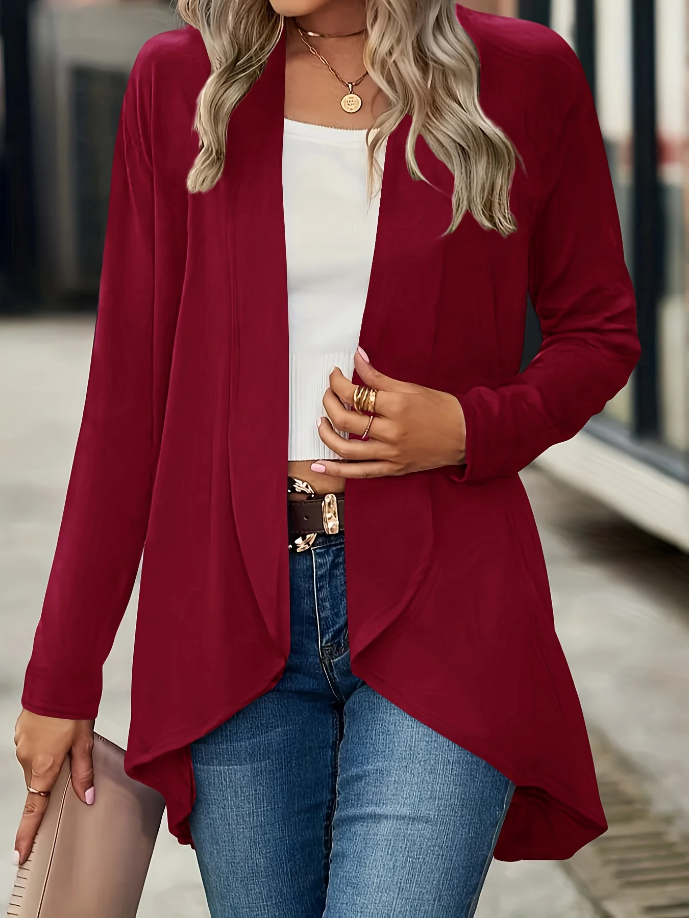 Jessica® | Solid Color Casual Women's Coat main image 1