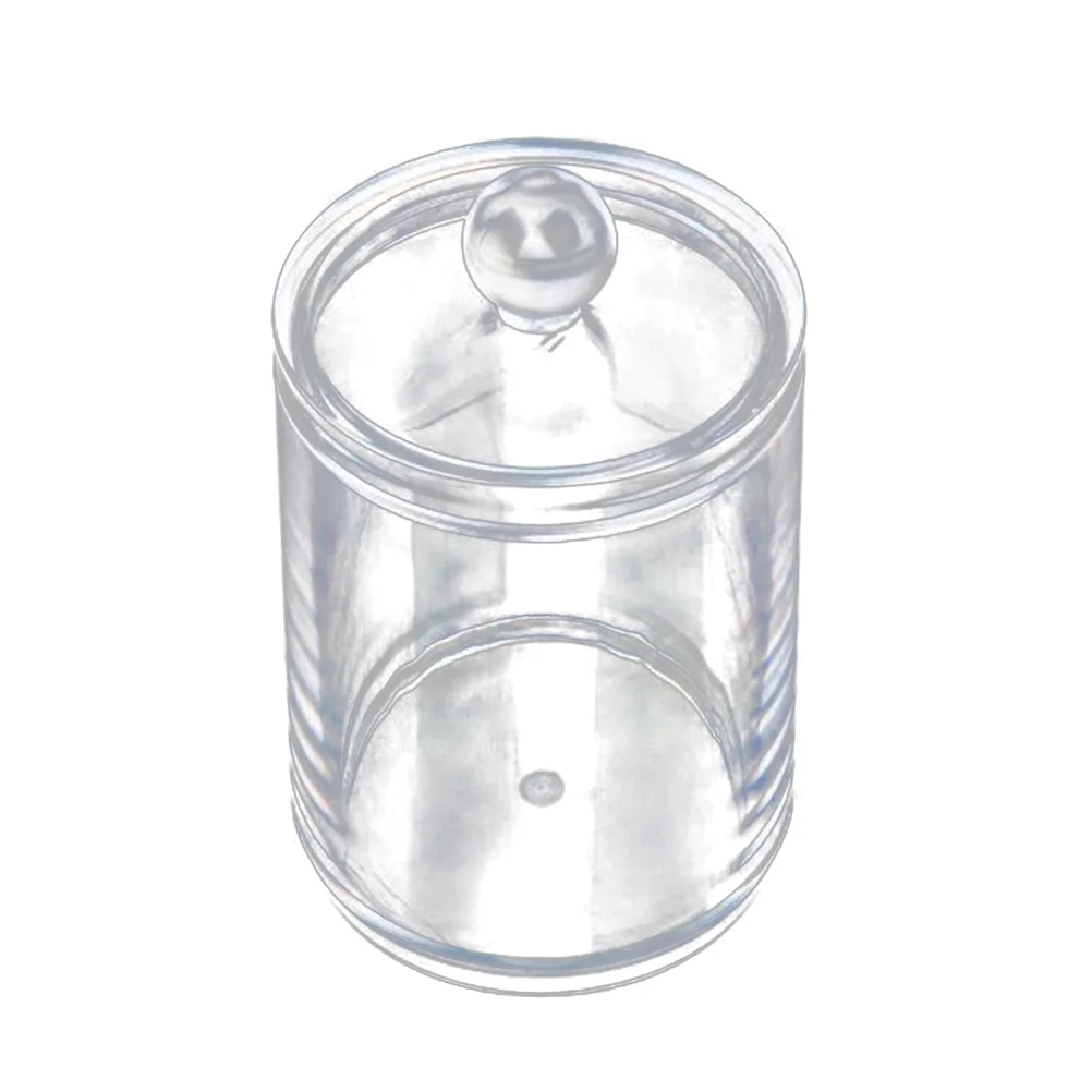 

Cotton Balls Jar Swab Organizer Holder Swabs Pads Container Makeup Jars Storage Box