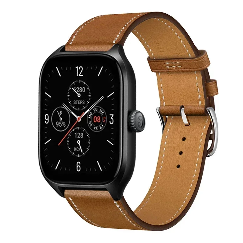 Elegant Leather Watch Band - Premium 20mm/22mm Strap