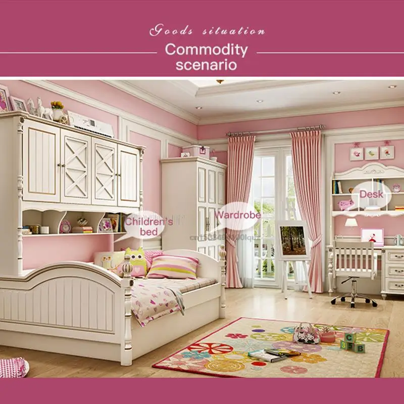 Writing Desk And Bookshelf Combination Simple Nordic Multifunctional Computer Desk For Students Indoor Household Furniture