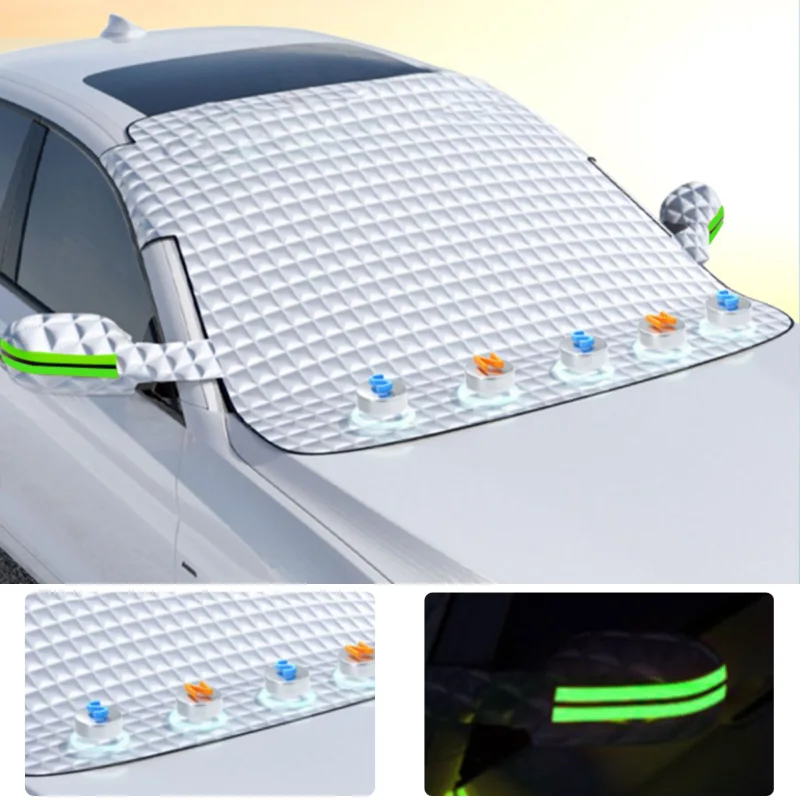 Car Windshield Protector Car Exterior Protection Prevent Snow Ice Sun Shade Dust Frost Freezing Snow Windshield Cover Car Cover