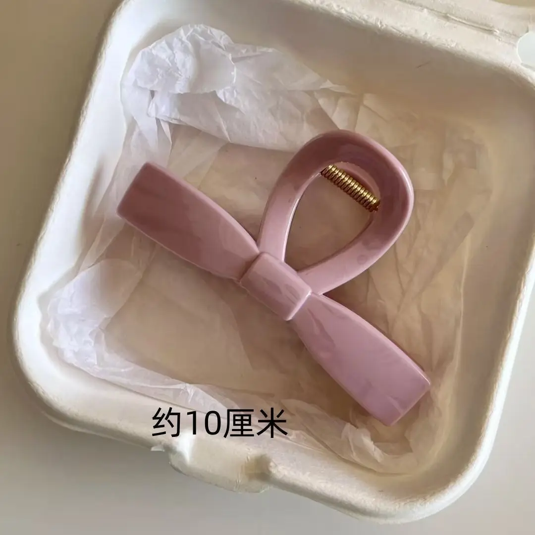 2 stücke Süße Welle Bogen Band Haar Klaue Clip Koreanische Shark Haar Clip Hochzeit Party Pferdeschwanz Clip Haarspange Haarnadel Haar zubehör – Detail 5