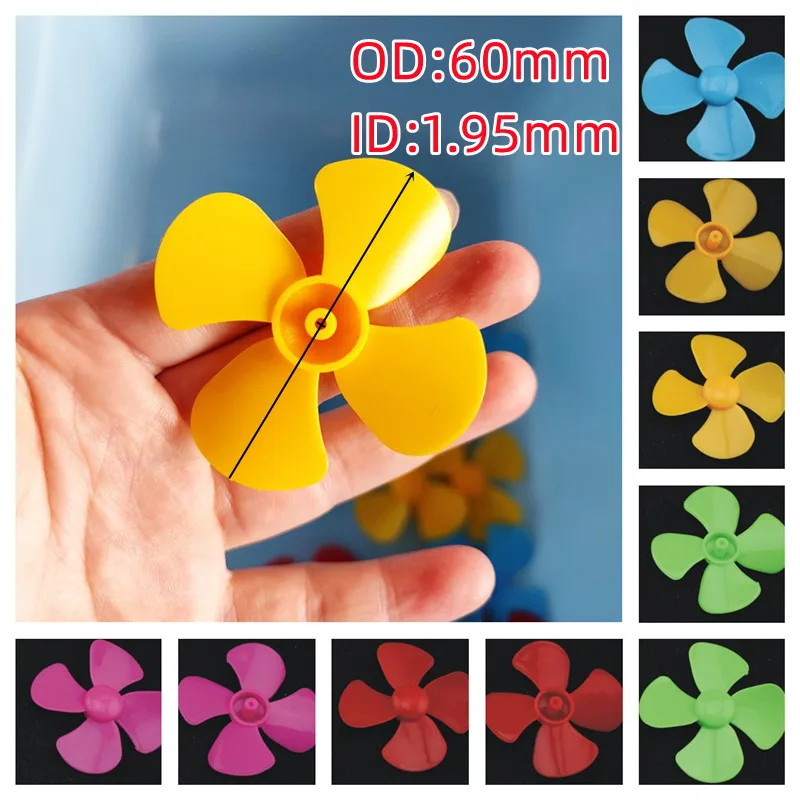 

30pcs propeller fan leaf plastic rc car robot ship four six axis aircraft diy toys parts model accessories baby toy for children