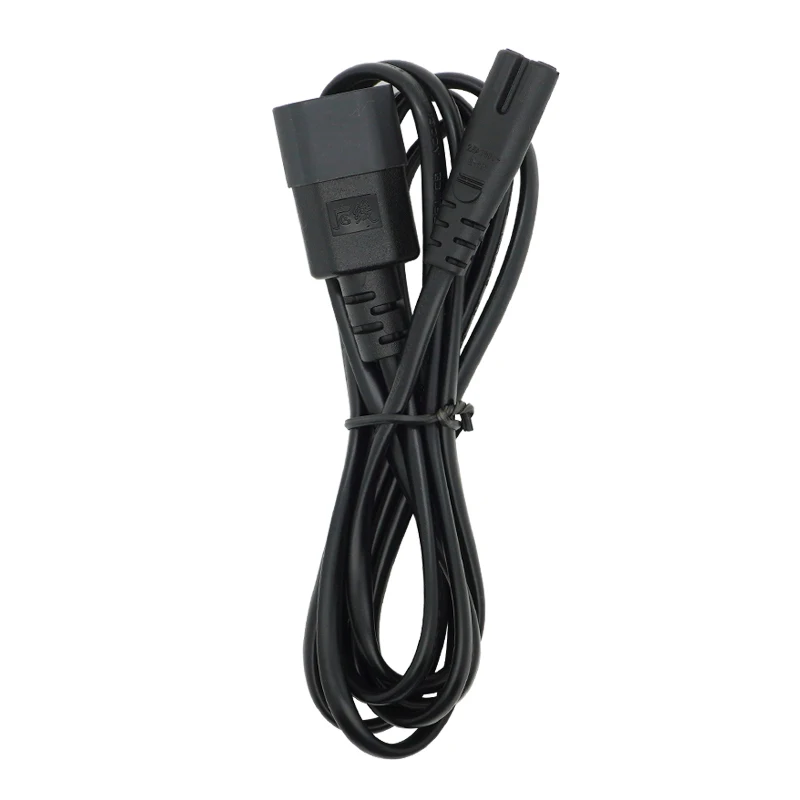 Adaptateur Secteur IEC320 C14 Vers C7 - Câble 12 Pouces - Pour Rasoir, Caméra, PC