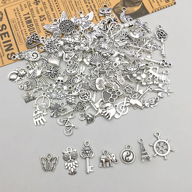 DIY Sturdy Lightweight Beads Necklace Making Parts Small Craft Kit Little Cute Bracelets Pendant Lovely Jewelry Accessories