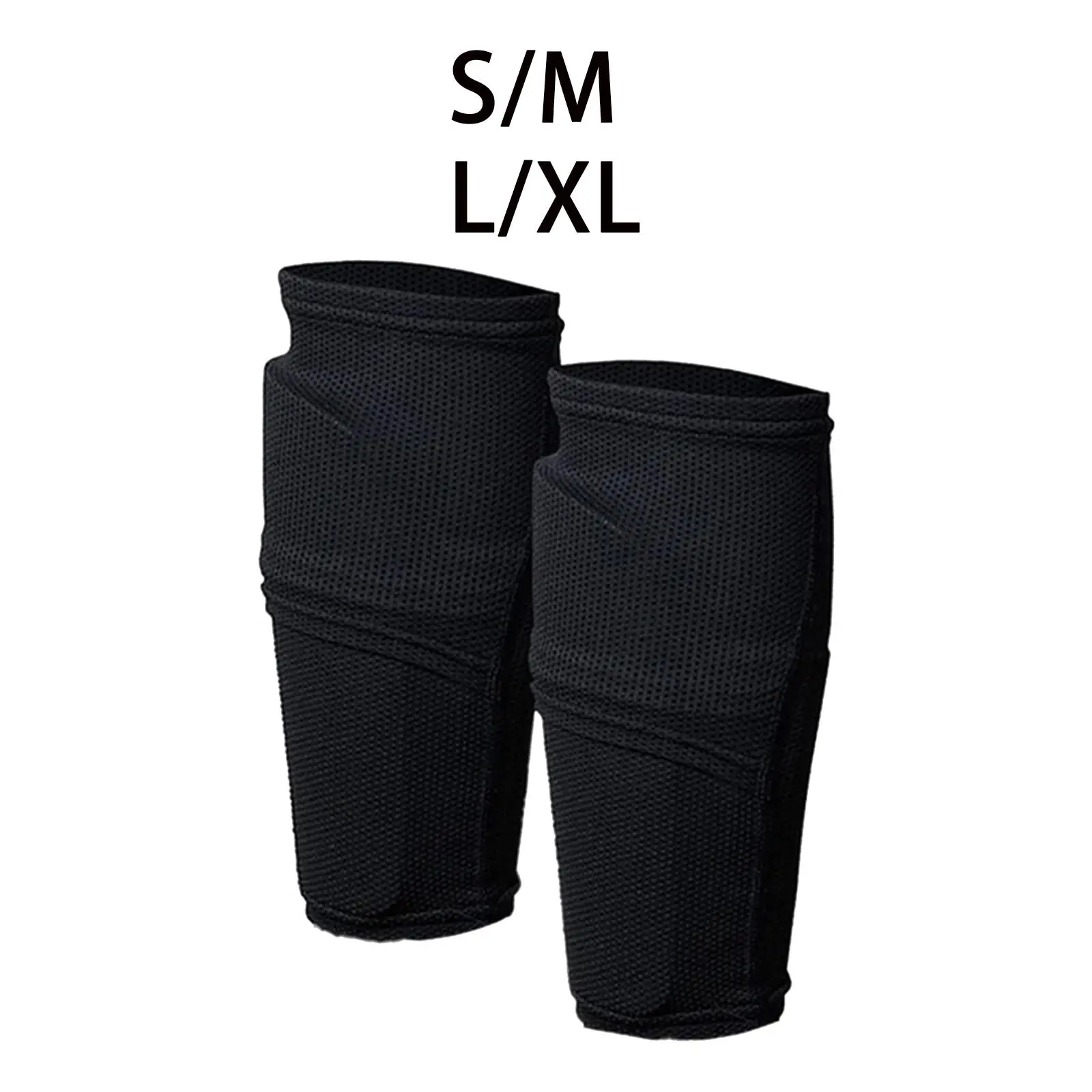 

Cut Soccer Socks Support AntiSlip Soccer Shin Guard Socks Soccer Shine Pads for Running Leisure Sports Cycling Kicking Ball Men