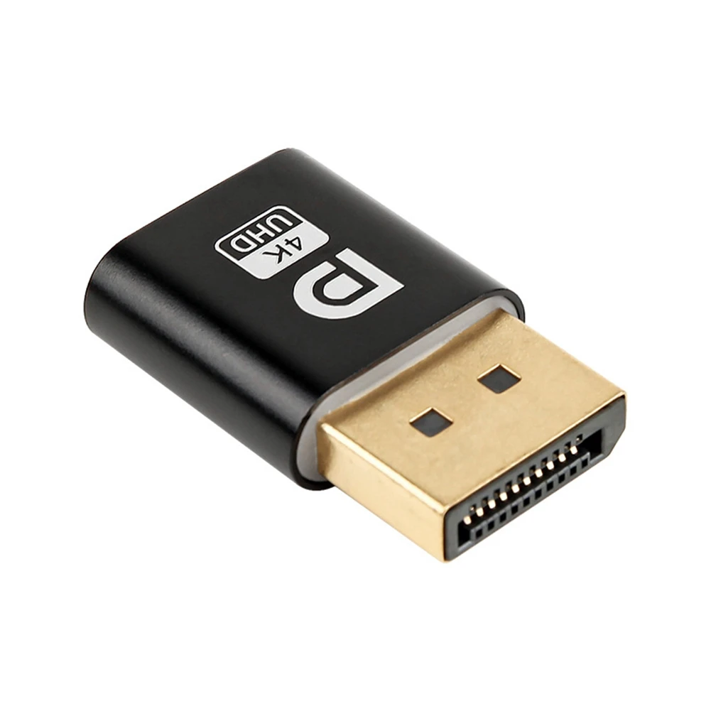 4K Displayport Dummy Plug DP Display Adapter EDID Headless Ghost Emulator Desktop Accessories for PC Graphics Video Card
