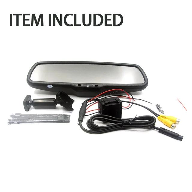 653934-c50f55.jpg مرآة رؤية خلفية داخلية من ANSHILONG للسيارة AHD ، CVBS ، TFT ، LCD ، إدخال فيديو 2Ch ، حامل حامل حامل تثبيت خاص