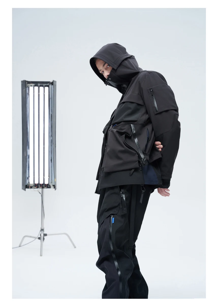 Reindee Lusion 21aw 3in1 all-enviroment waterproof scout jacket outer shell and inner jacket techwear gorpcore