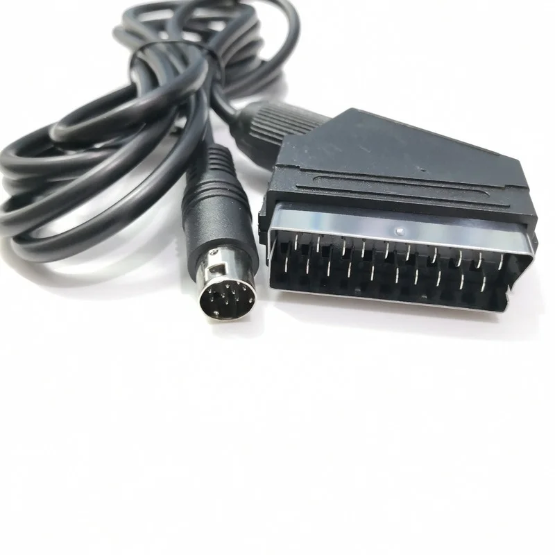 RGB scart Áthajt Vezeték számára PS2/PS3 scart RGB Vezeték sega -mega drive2 -genesis 2 megadrive 2 MD1/MD2 RGB AV scart Vezeték 1.8m D11